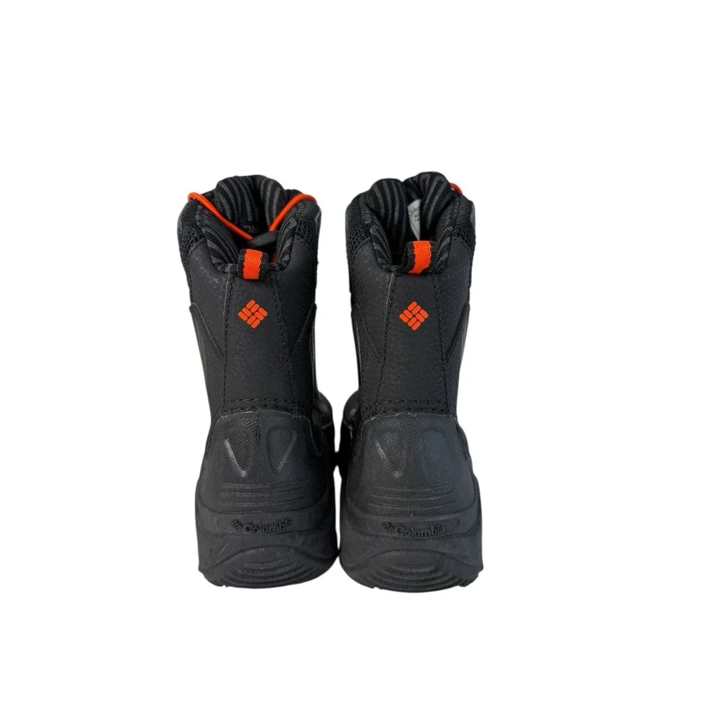 Columbia Youth Bugaboot Plus IV Omni-Heat Boot- Black/orange Boys Size 1Y NO BOX